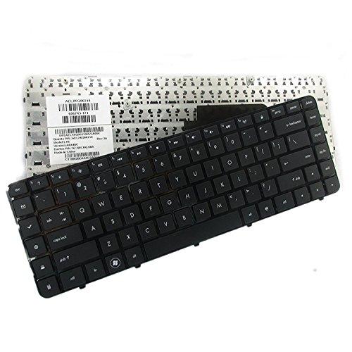 Replacement Keyboard for HP/Compaq Pavilion HP EliteBook HP Envy - All Models Available - ***1 Year Warranty*** LaptopKing Keyboard (DV6-3000 DV6-4000, Black, Black Frame) US Layout - Laptop King