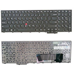Replacement Keyboard for Lenovo Ideapad - Several Models Available - ***1 Year Warranty*** LaptopKing Keyboard (ThinkPad E531 E540 W540 W541 W550 E545 T540 T550, Black) US Layout - Laptop King