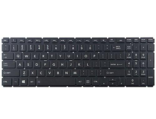 New Replacement Keyboard for Toshiba Satellite Portege Tecra - All Models Available ***1 Year Warranty*** (S50 S50D S50-A S50D-A S50t M50 S75 - Backlight, Black with Silver Frame) US Layout - Laptop King