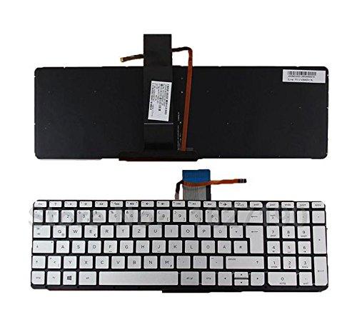 LaptopKing Replacement Keyboard for HP 15-v170 Notebook Laptops US Layout Silver Color with Backlight - 1 Year Warranty - Laptop King