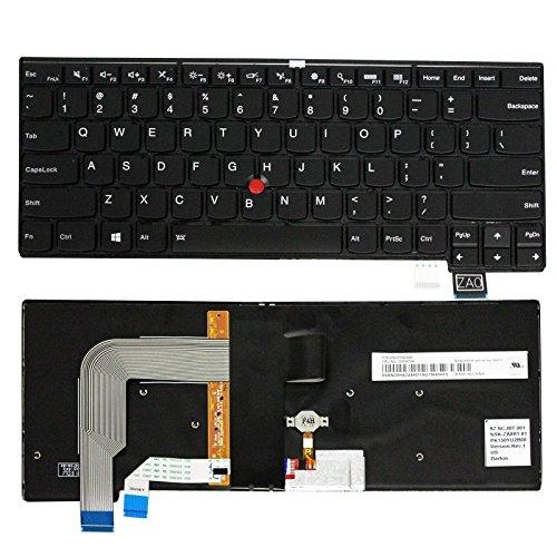 Replacement Keyboard for Lenovo Ideapad - Several Models Available - ***1 Year Warranty*** LaptopKing Keyboard (Lenovo t470, Black) - Laptop King