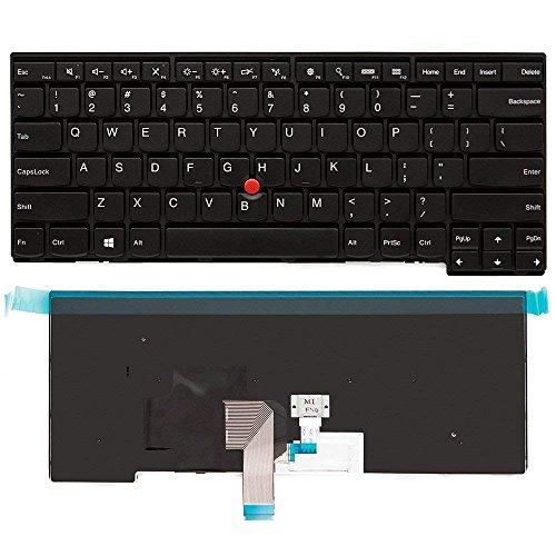 Replacement Keyboard for Lenovo Ideapad - Several Models Available - ***1 Year Warranty*** LaptopKing Keyboard (Lenovo T460 L460, Black) - Laptop King