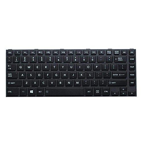 New Replacement Keyboard for Toshiba Satellite Portege Tecra - All Models Available ***1 Year Warranty*** (C40-B C40D-B C40-B201E C40-B206E 0KN0-VP1US12, White) - Laptop King