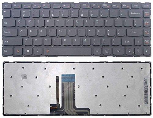 Replacement Keyboard for Lenovo Ideapad - Several Models Available - ***1 Year Warranty*** LaptopKing Keyboard (U41-70 Backlight, Black) - Laptop King