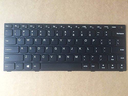 Replacement Keyboard for Lenovo Ideapad - Several Models Available - ***1 Year Warranty*** LaptopKing Keyboard (IDEAPAD 110-14 110-14ISK Center Socket, Black) - Laptop King