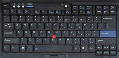 LaptopKing Replacement Keyboard for Lenovo Thinkpad R Series R60 Lenovo Thinkpad T Series T400 Lenovo Thinkpad W Series W500 Laptops Black US Layout - 1 Year Warranty - Laptop King