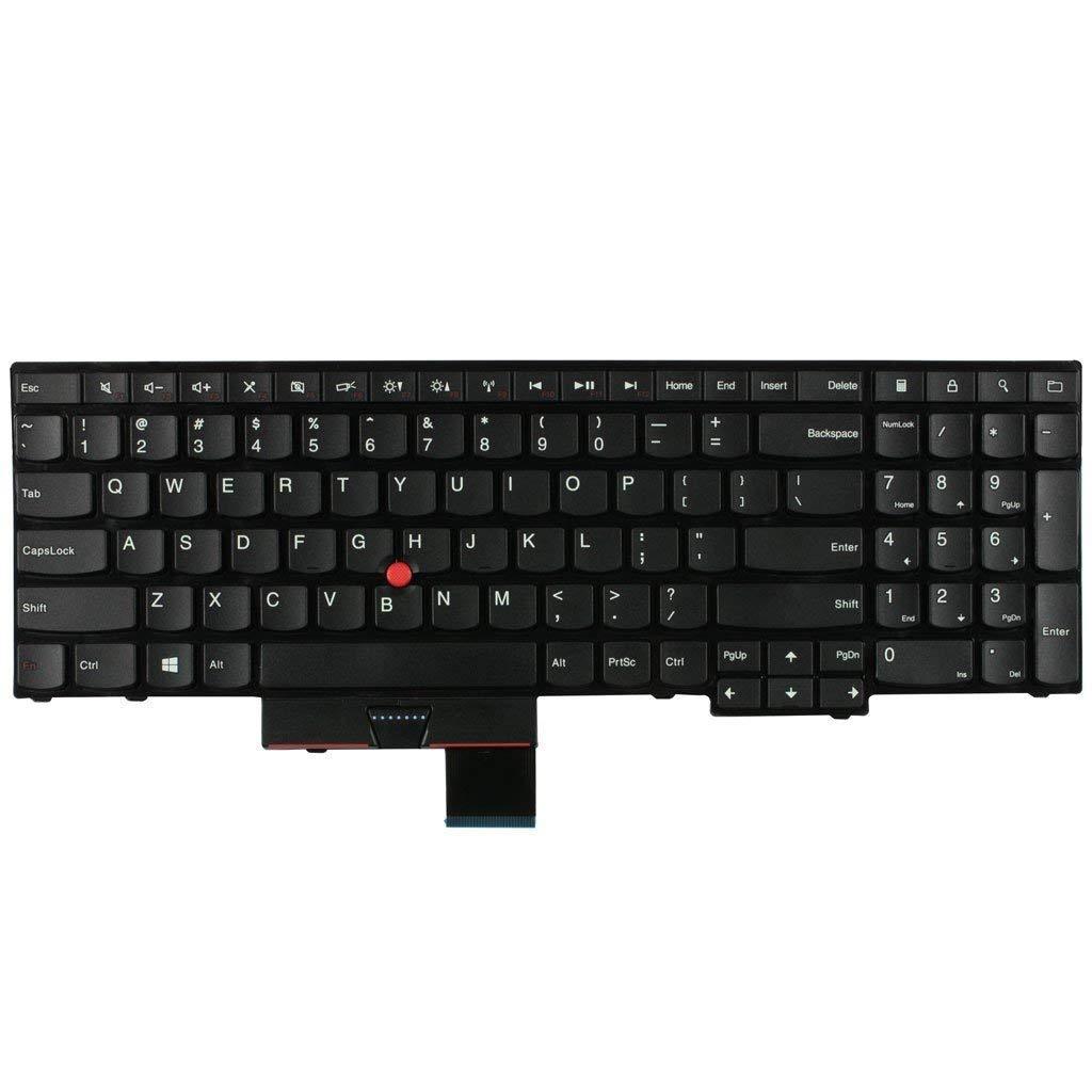 LaptopKing Replacement Keyboard for Lenovo Thinkpad Edge E530 E530C E535 E545 Series Laptop with The Number Keys Black US Layout - 1 Year Warranty - Laptop King