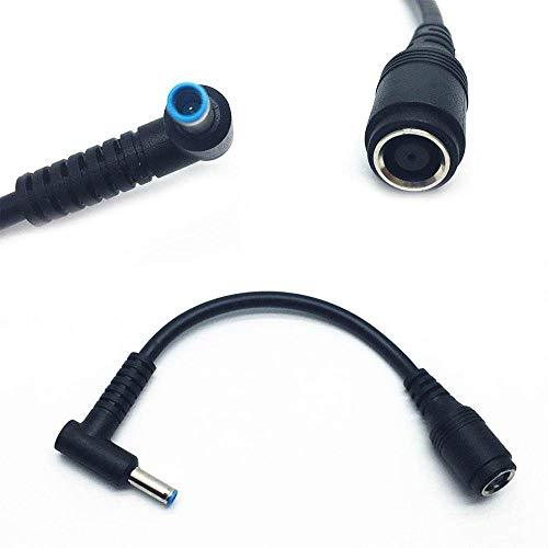 LaptopKing 7.4x5.0mm to 4.5x3.0mm Blue Tip Laptop Charger Adapter DC Power Converter Cable for Dell HP Laptop - Laptop King