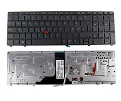 LaptopKing Replacement Keyboard for HP Elitebook 8770W 8760W 8760P Series Laptop Black US Layout - 1 Year Warranty - Laptop King