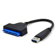 LaptopKing USB 3.0 to SATA Adapter Cable for 2.5" SSD/HDD Drives - SATA to USB 3.0 External Converter and Cable - Laptop King