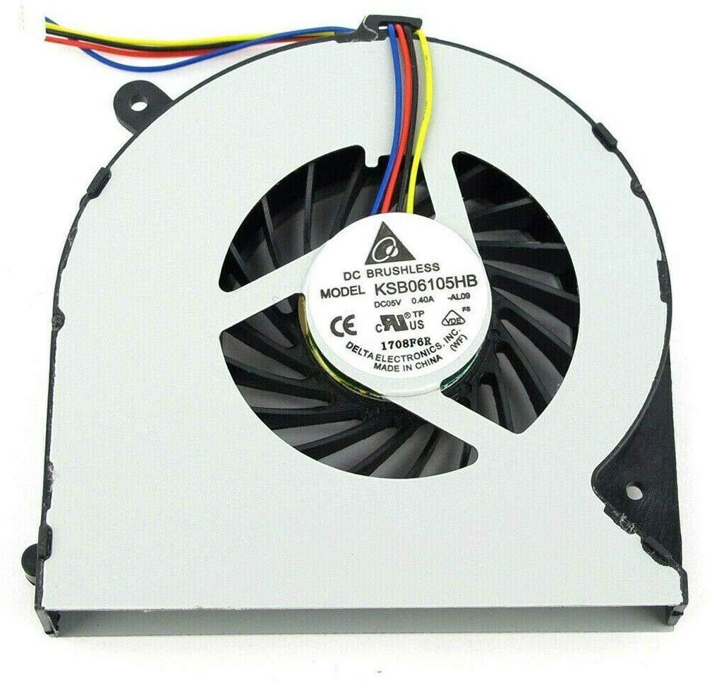 LaptopKing Replacement CPU Cooling Fan for Toshiba Satellite C850 C855 C855D C870 C875 L850 L855 L855D V000270070 Series Laptop 4 Pin 4 Wire - 1 Year Warranty - Laptop King