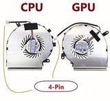 LaptopKing Replacement New MSI GE62VR GP62VR GP62MVR GL62M GL62VR GE72MVR CPU & GPU Fan PAAD06015SL - 1 Year Warranty - Laptop King