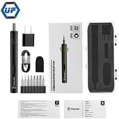 LaptopKing Mini Cordless Electric Screwdriver Sets with 8Pcs Bits Charging Adjustable Torque Electric Batch Household Repair Tool Set - 1 Year Warranty - Laptop King