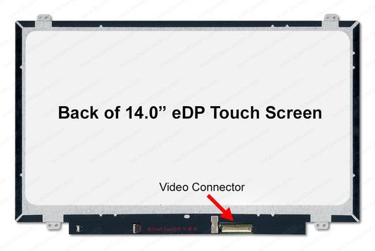 Laptopking Screen Replacement for B140XTK01.0 HW2A, HD 1366x768, OnCell Touch