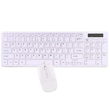 Wireless Ultra Low-Profile Multimedia Keyboard & Optical Mouse Combo white Sale