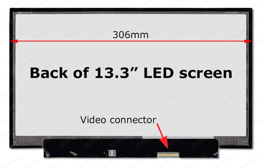 LaptopKing New Replacement LCD Screen for LTN133AT25-F01 13.3-inch WideScreen 40 pin