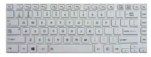 Toshiba SATELLITE C40-D white Keyboard - Laptop King