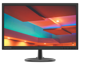 Lenovo D22-20 21.5-inch FHD (1920 x 1080) LED Backlit LCD Monitor, 16:9 Widescreen, 75Hz, 5ms, HDMI, VGA, VESA Mount, 66ADKCC1US, Raven Black NEW