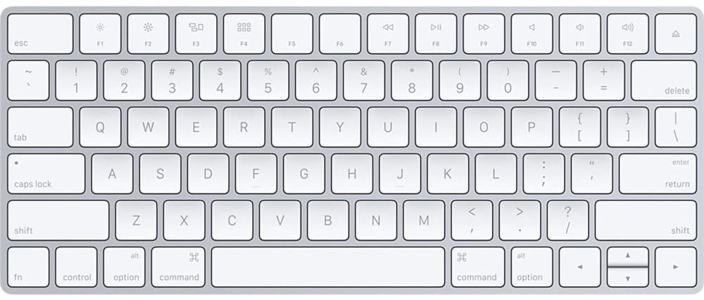 Apple Magic Wireless Keyboard 2 - MLA22LL/A Silver A1644 sale