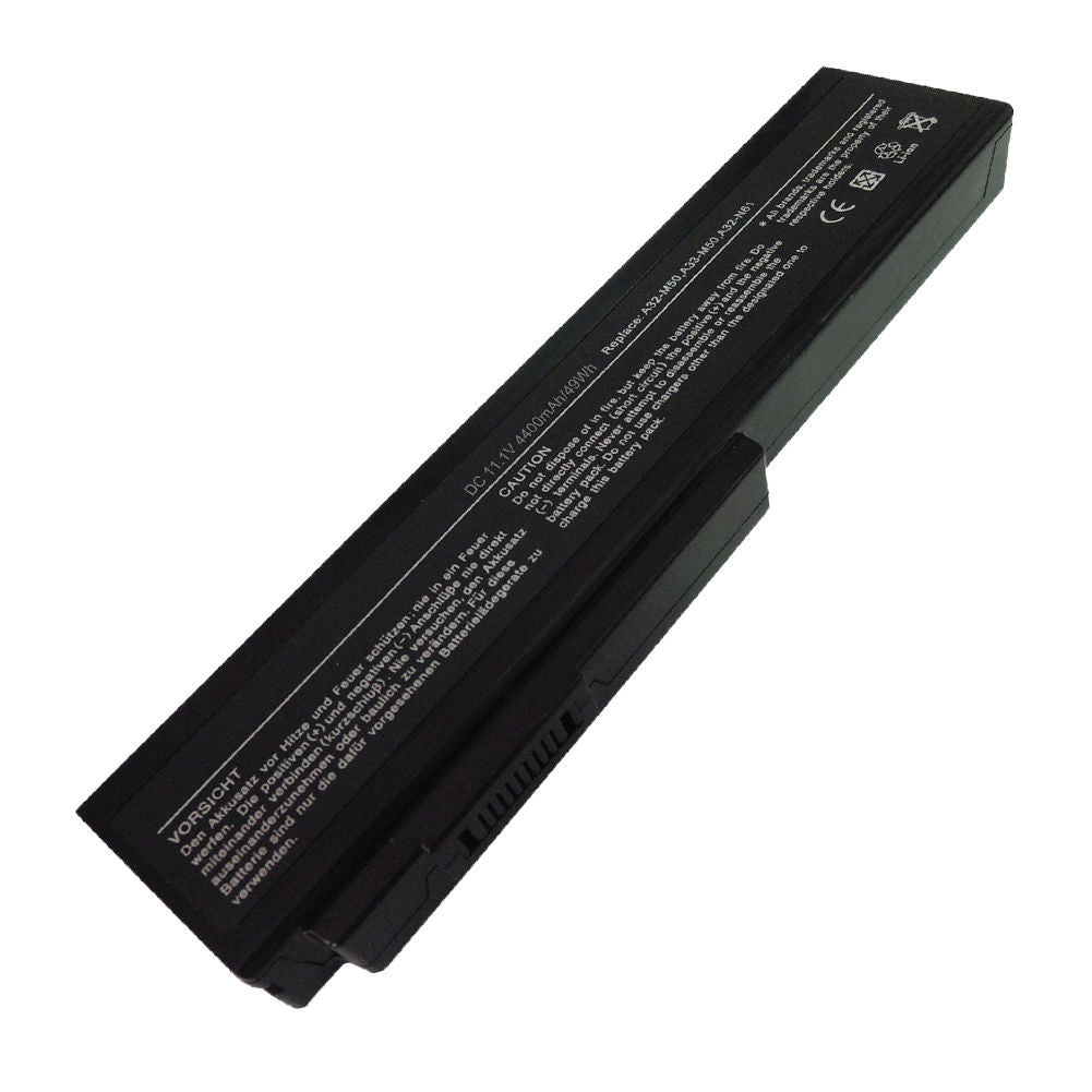 Battery for ASUS A33-M50 A32-M50 A32-N61 A32-X64 N43JF N43SD N53 N53Jf N61w N61j - Laptop King