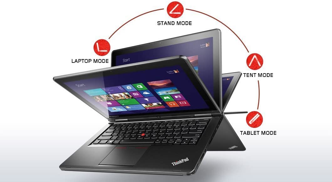 Lenovo Thinkpad S1 Yoga Convertible Touchscreen Ultrabook - Core i5-4300U, 8GB RAM, 120GB Solid State Drive, Windows 10 Professional, WiFi AC, 8 Cell Battery sale