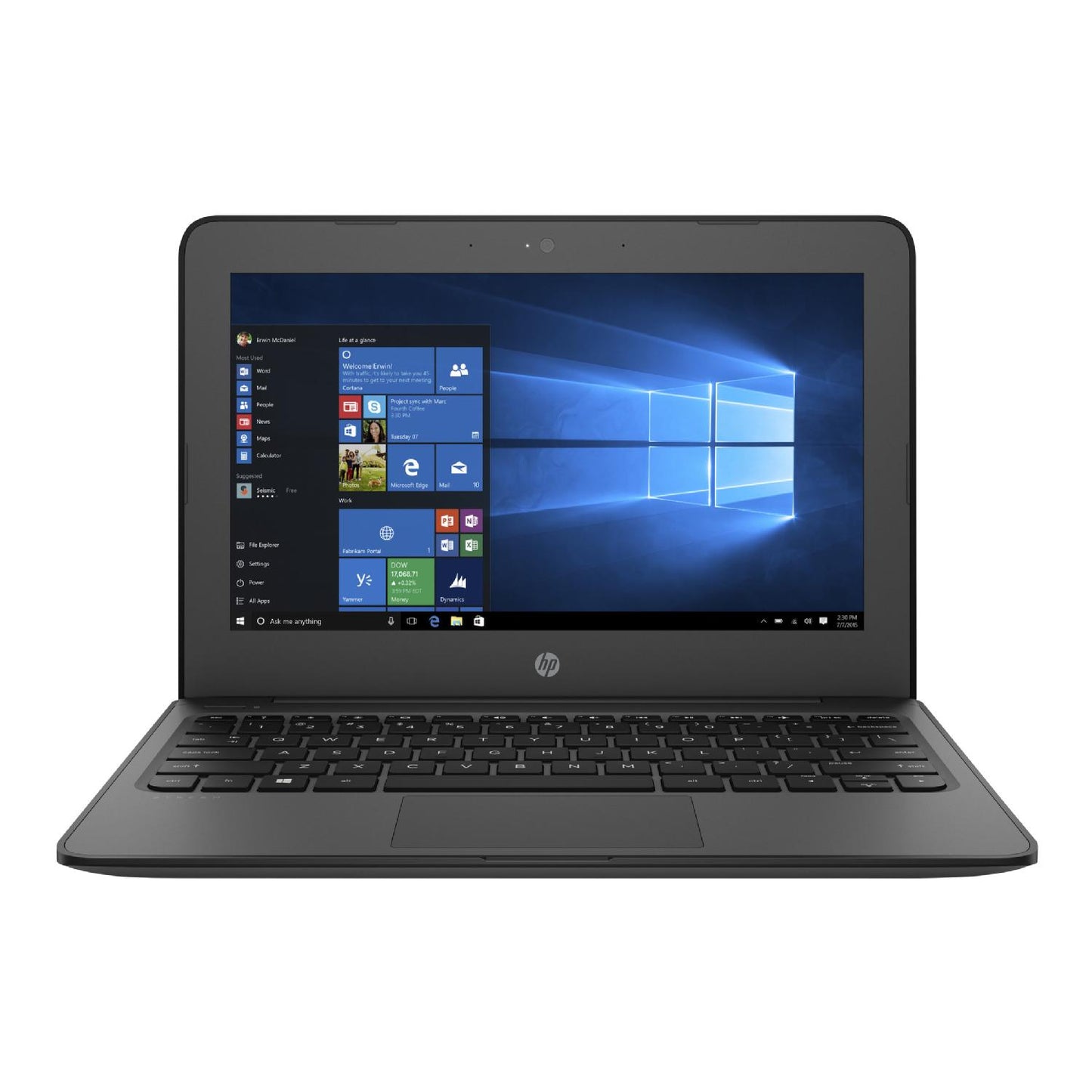 HP Stream Pro 11 G3 Laptop 11.6" Intel N3060, 4GB Memory, 64GB SSD, HDMI, Webcam, Win 10 Professional Refurbished Sale